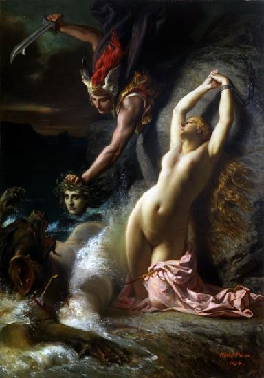 Henri-Pierre Picou Andromeda Chained to a Rock oil painting image